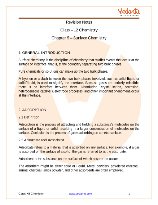 12th chemistry