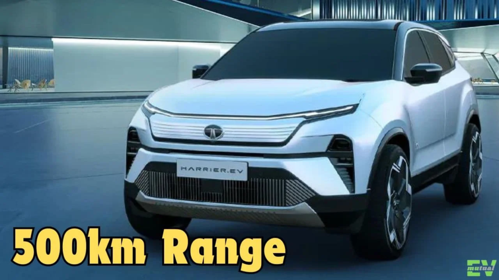 India's First AWD Electric SUV with 500 km range : Tata Harrier EV